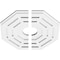 Ekena Millwork Westin Architectural Grade PVC Ceiling Medallion, 14"OD x 3"ID x 5 1/2"C x 1"P, Two-Piece CMP14WN2-03000 - alternate 3